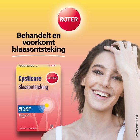 Roter Cysticare - Behandelkuur blaasontsteking - 15 tabletten