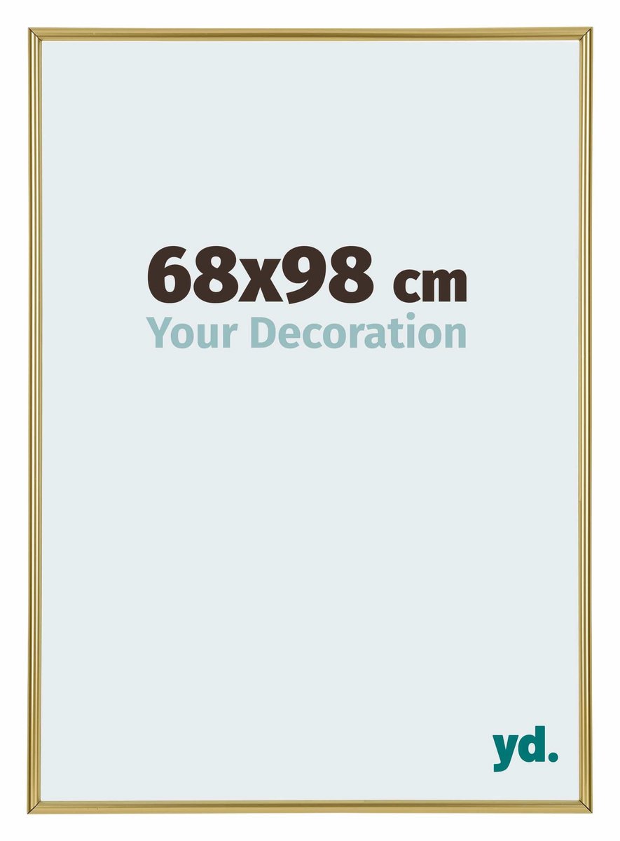 yd. Your Decoration - Fotolijst 68x98 cm - Kunststof - Goud - Annecy