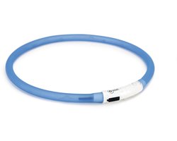 Beeztees Safety Gear Halsband +USB Dogini Blauw 70 x 10 cm