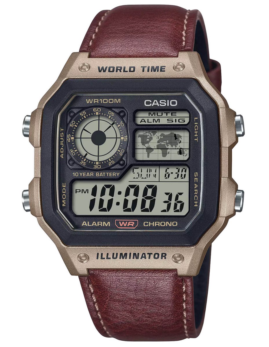 Casio AE-1200WHL-5AVEF Timeless Collection Heren Horloge