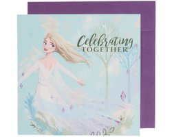 Disney Frozen uitnodigingen - 8 stuks - Met paarse envelop - Kinderfeestje - Themafeestje - Verjaardag - Frozen versiering