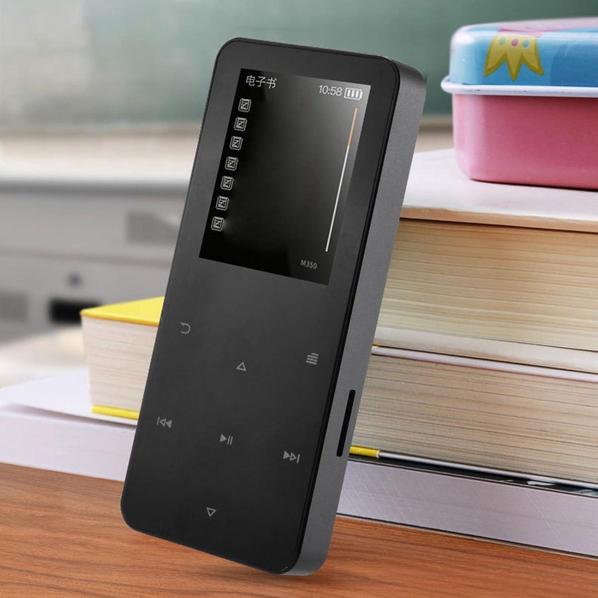 96GB MP3 Player with Bluetooth 5.0: Portable Lossless Music Player with HD Speaker, 2.4-inch Screen Voice Recorder, FM Radio, Touch Buttons, Support up to 64GB for Sports, Including