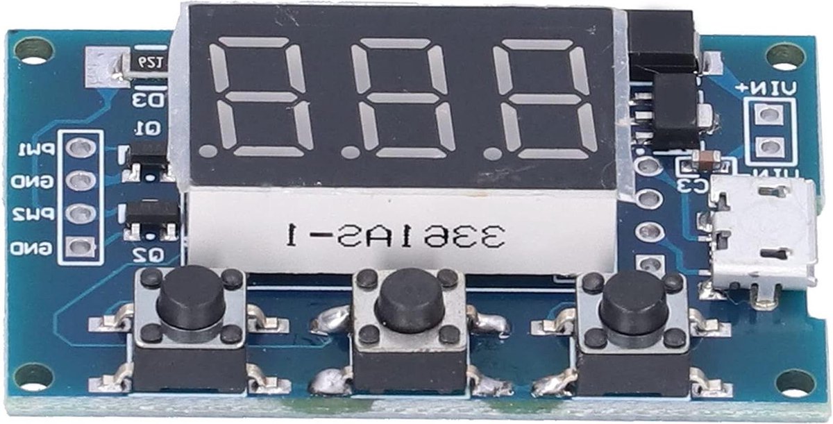 2-kanaals Instelbare PWM Pulsfrequentie Duty Cycle Module Pulsgenerator 1HZ-150KHZ