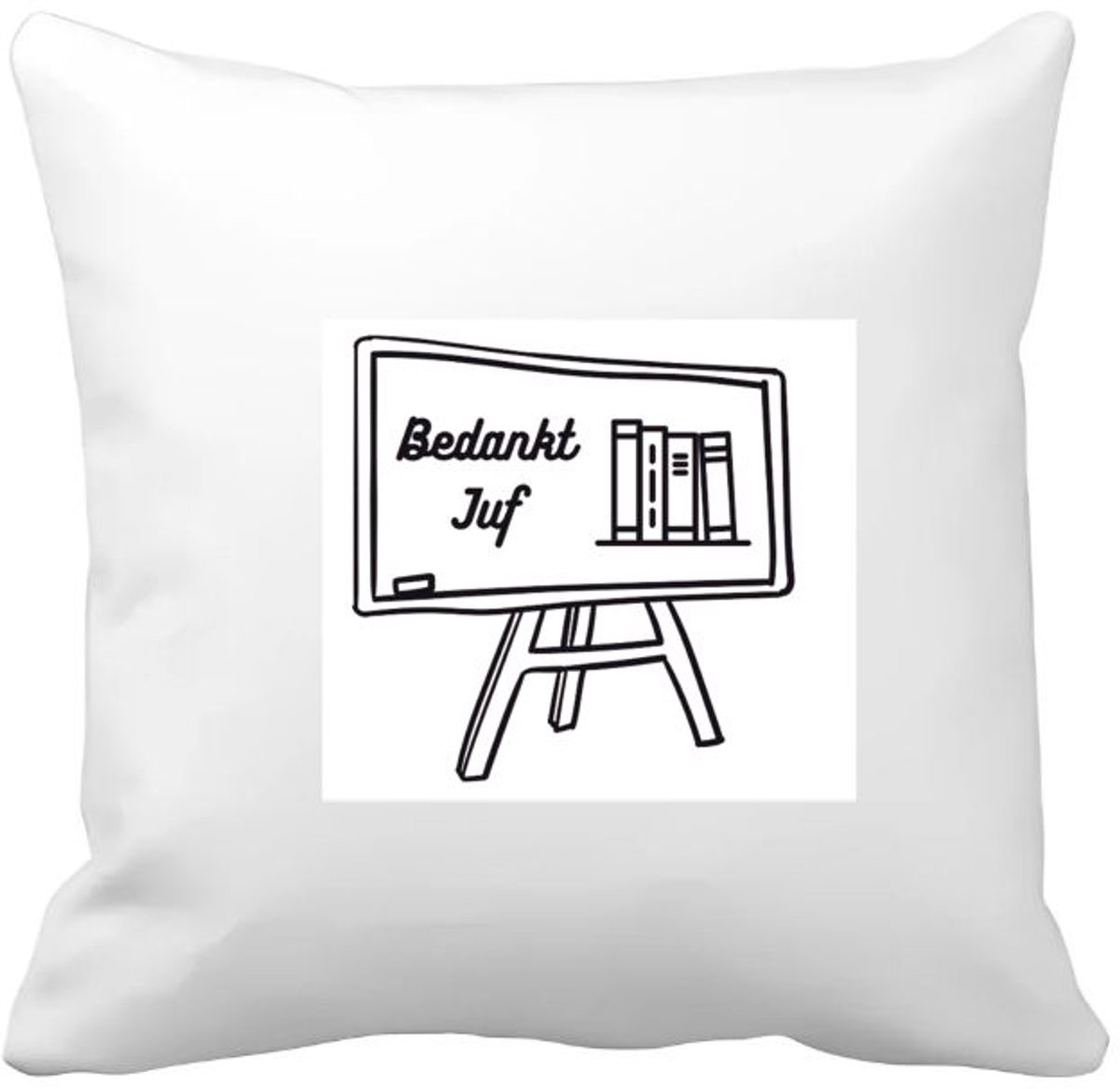 Akyol bedankt juf Kussen hoes - Juf - juf - leraar - 40 bij 40 cm Multicolor
