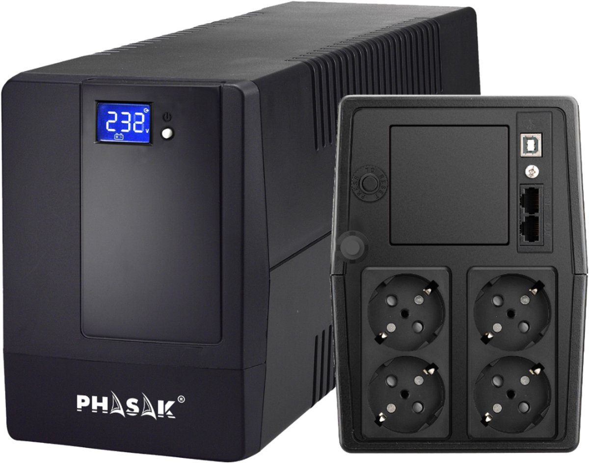 Ononderbreekbaar Stroomvoorzieningssysteem Interactief SAI Phasak PH 9410 1000 VA