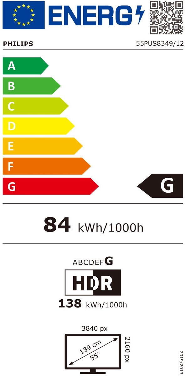 Philips 55PUS8349/12 - 55 inch - 4K LED - 2024 - Smart TV van Philips — afbeelding 3