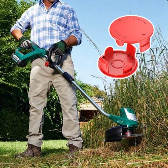 2 Stks Grastrimmer Spoel Dop, Vervanging Spoel Cover geschikt voor Bosch ART 24, ART 27, ART 30, Grastrimmer Advanced GrassCut36, ART 30-36 LI, ART24+, ART27+, ART30+ van NRIVE — afbeelding 3