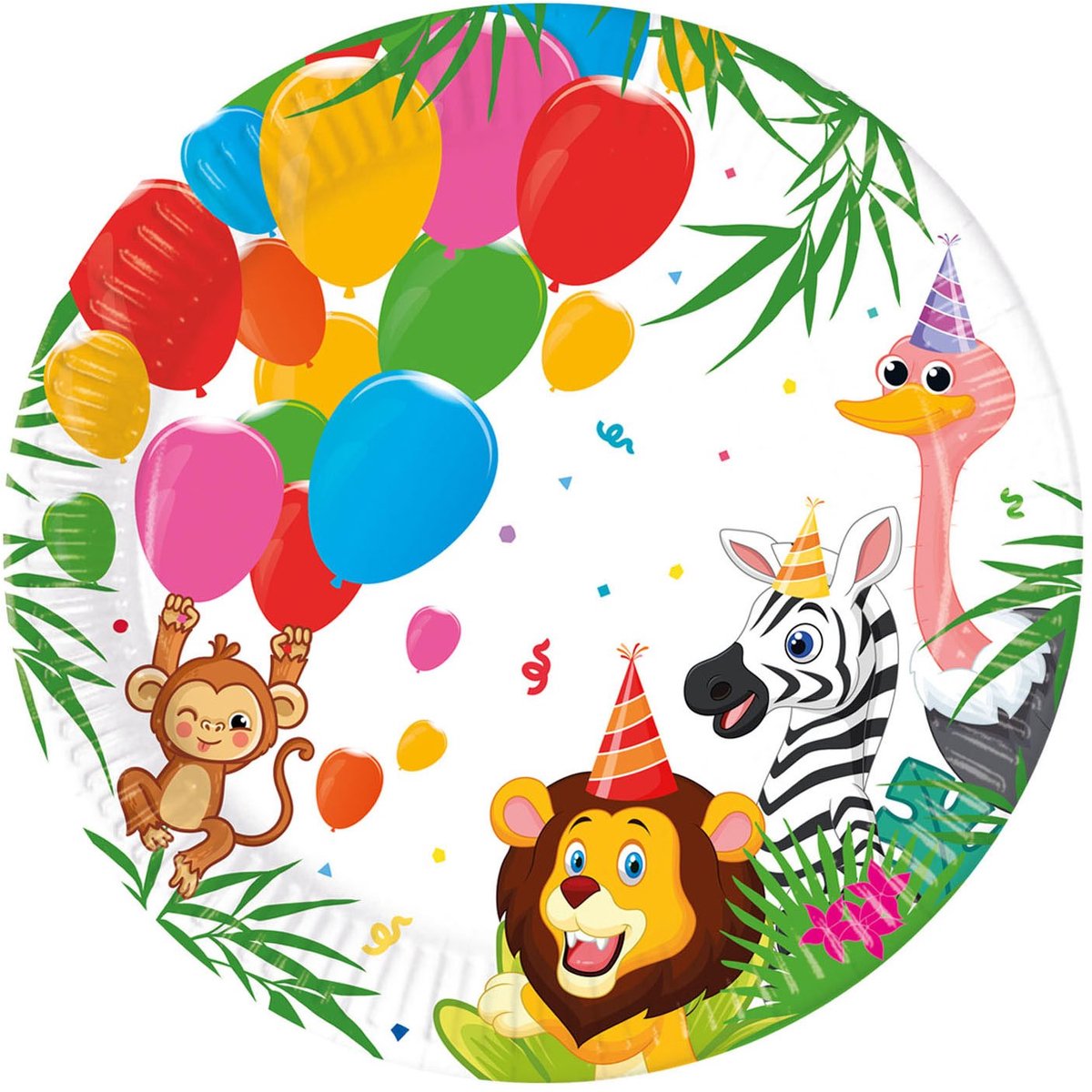 Wefiesta - Papieren borden jungle party
