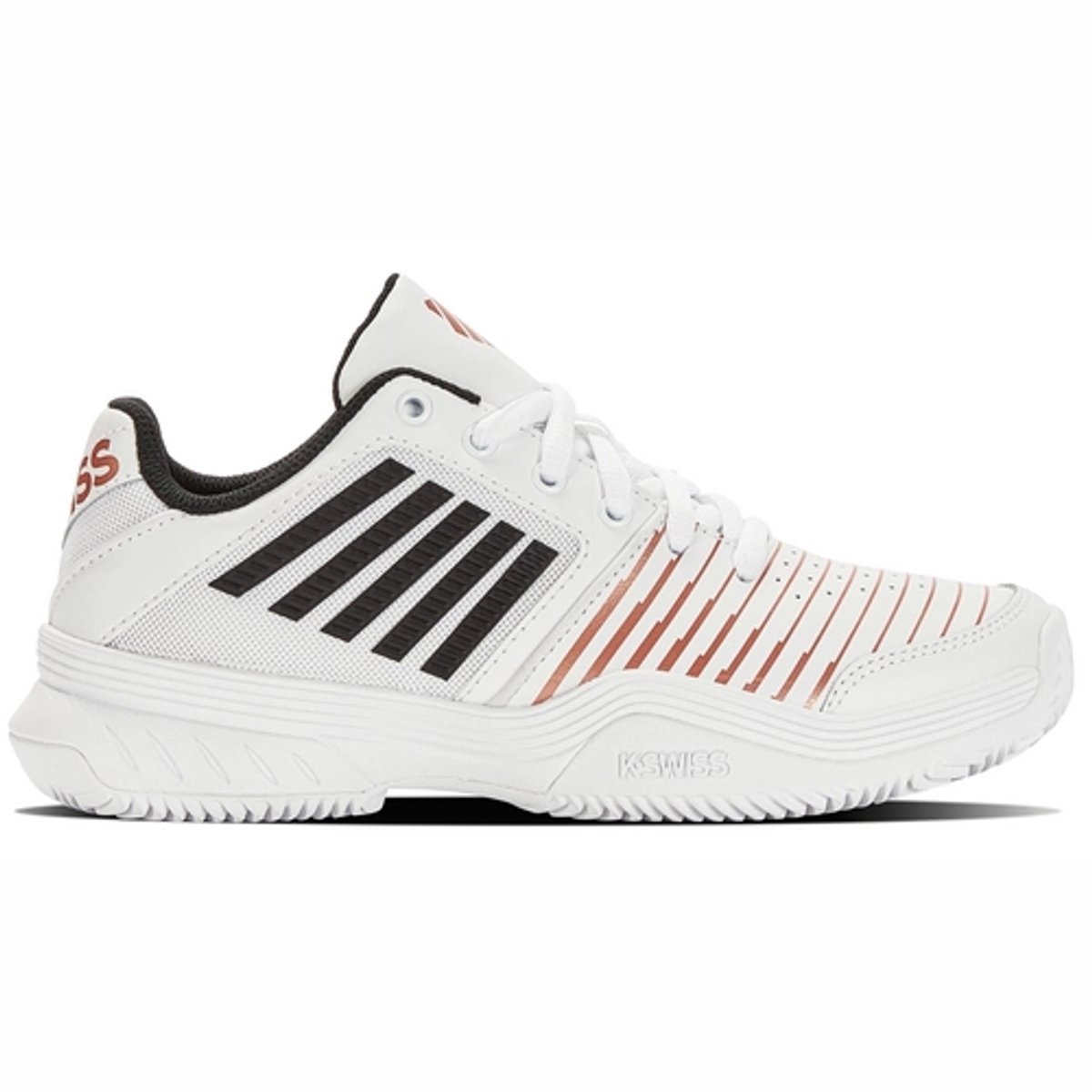 K-Swiss Tennisschoen Women Court Express HB White Black Rose Gold