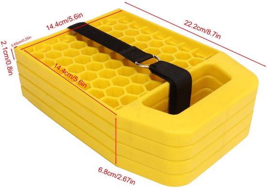Garosa Stabilisateur Jack Pad 4PCS RV Jack Pad Empêcher Les Jacks De Garosa Stabilisateur Jack Pad 4PCS RV Jack Pad Empêcher Les Jacks De