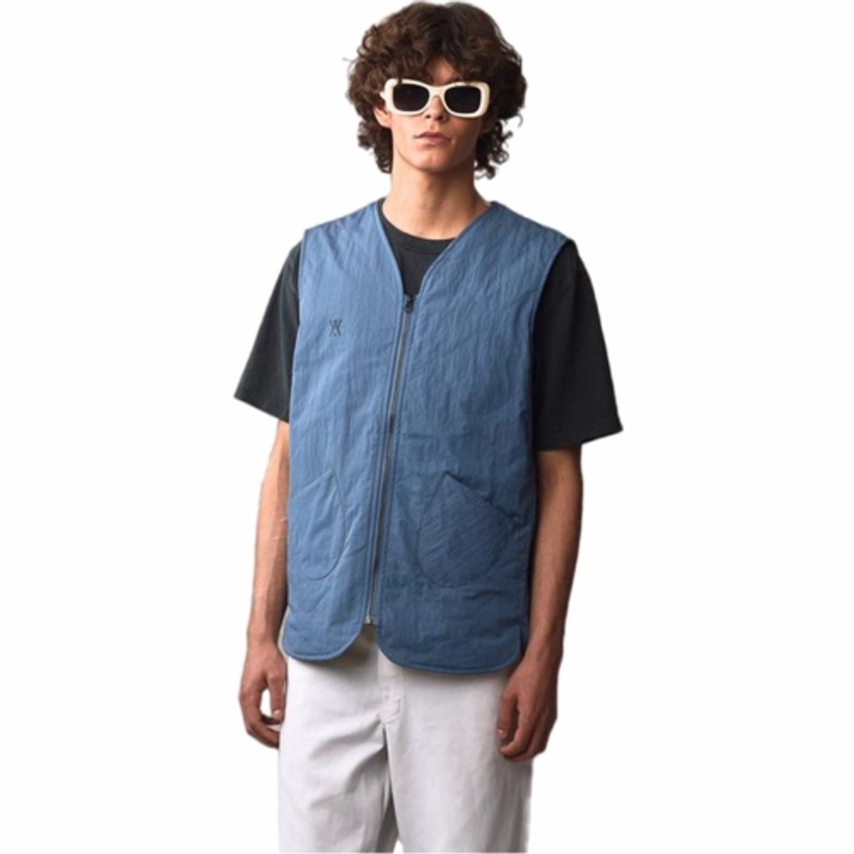 Bodywarmer Welter Shelter Men G-Lait Blauw