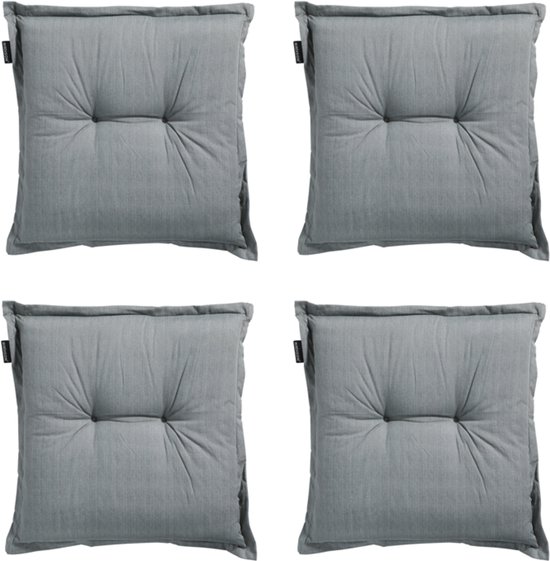 Unique Living Sierkussen - Tuinkussens Outdoor Dark Grey 50 x 50 x 8 cm - - voor al Unique Living Sierkussen - Tuinkussens Outdoor Dark Grey 50 x 50 x 8 cm - - voor al