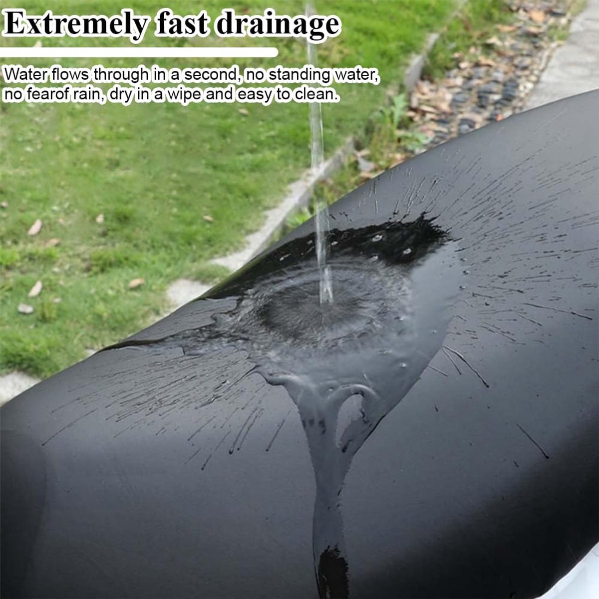 Universele motorzadelhoes - waterdicht - antislip - 1 stuk