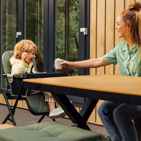Zylo® Kinder Eetstoel - Baby Eetstoel - Kinderstoel Baby - 73x60x96cm-mineraalgroen — afbeelding 5