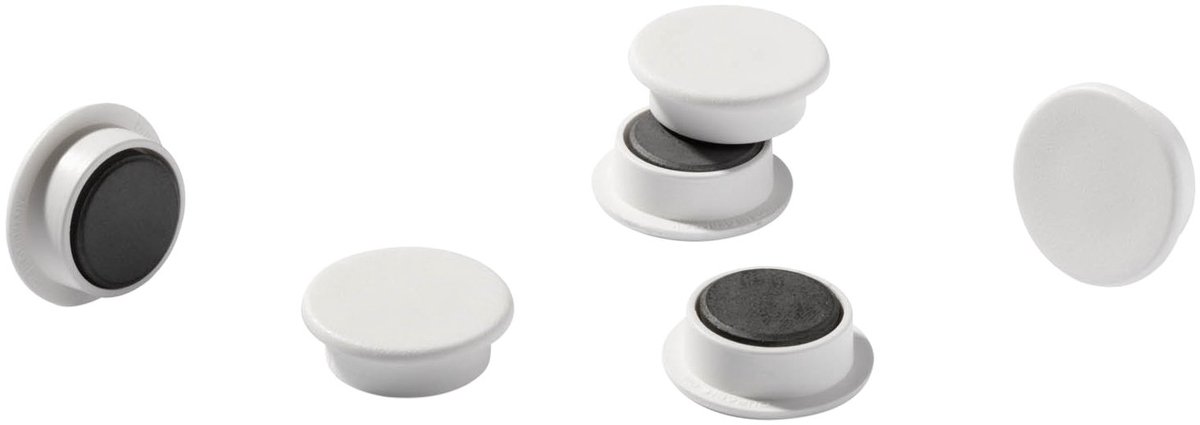 Durable Magneet 475202 (Ø) 21 mm rond Wit 1 set(s) 475202