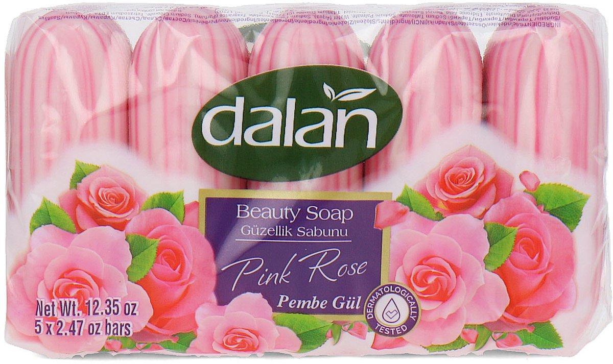 Dalan d'Olive Beauty Soap Pink Rose - 5 x 70 gr