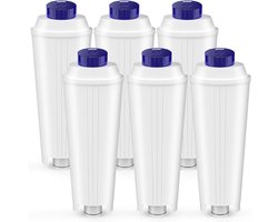 6 waterfilters - Geschikt Geschikt voor DLSC002, Magnifica S, ECAM, ESAM, ETAM, EPAM, Primadonna volautomatische koffiemachines