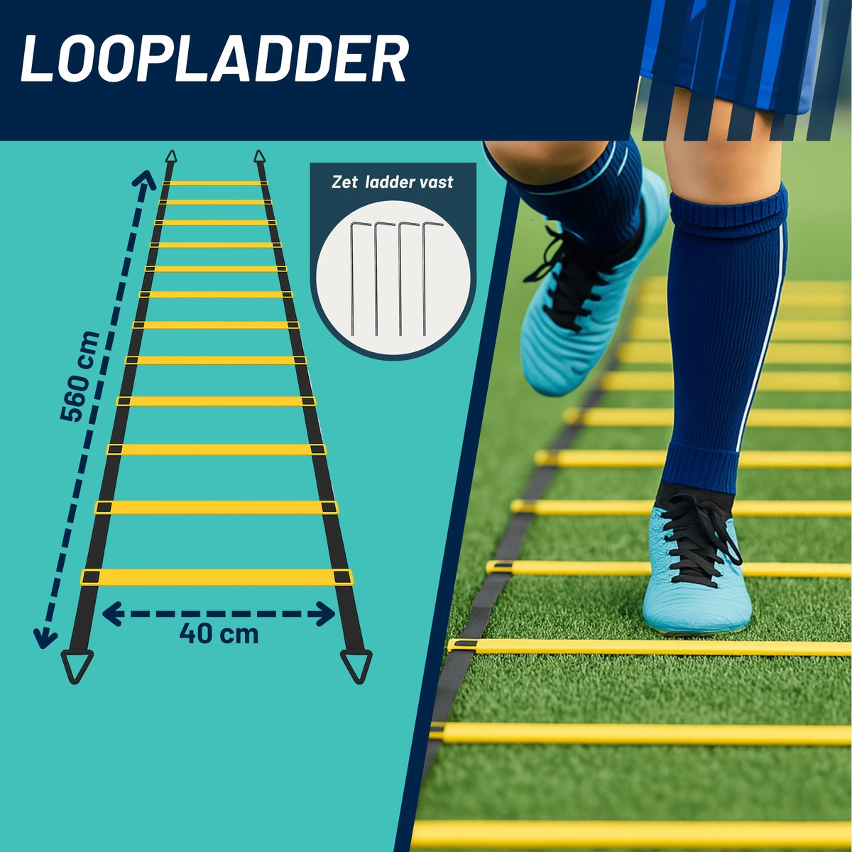 IIRC Voetbaltrainingsaccessoires, set van 21 stuks, set voor