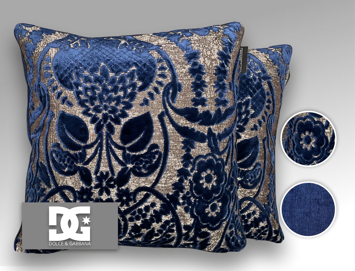 Dolce & Gabbana - Kwaliteits sierkussen gemaakt van originele Dolce & Gabbana fluweel