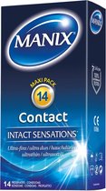Condooms Manix Contact Nee 18,5 cm (14 uds)