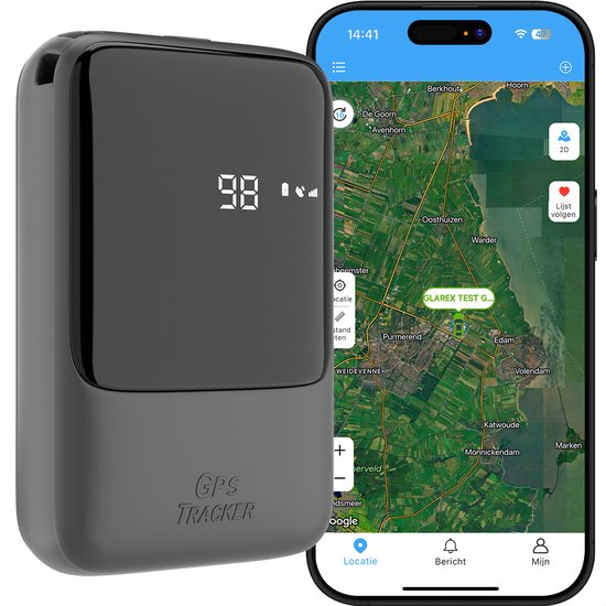GLAREX gps tracker – met SIM – auto – fiets – kind