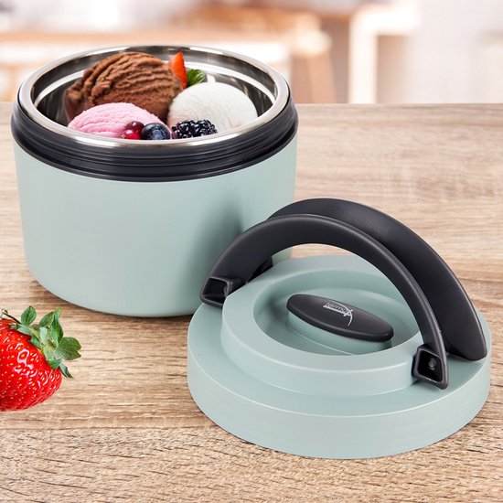 Boîte isotherme en acier inoxydable TERMO 620 ml - Récipient chauffant - Thermos pour déjeuner - Thermos pour soupe - Récipient alimentaire - Pot à déjeuner