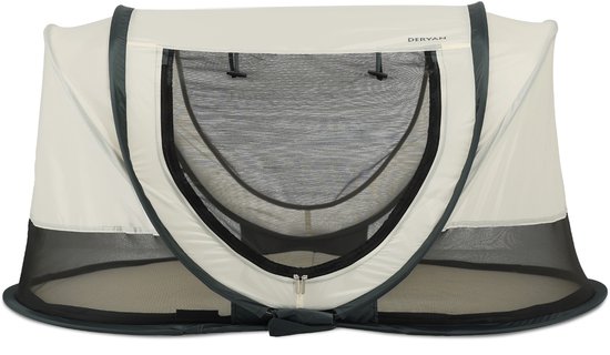 Deryan Scott Campingbedje - Babytent - Anti-UV 50+ - Peuterbed - Cream