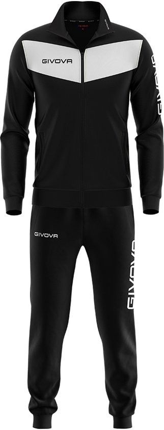 Combinaison d'entraînement Givova Visa Wit, Zwart M Homme