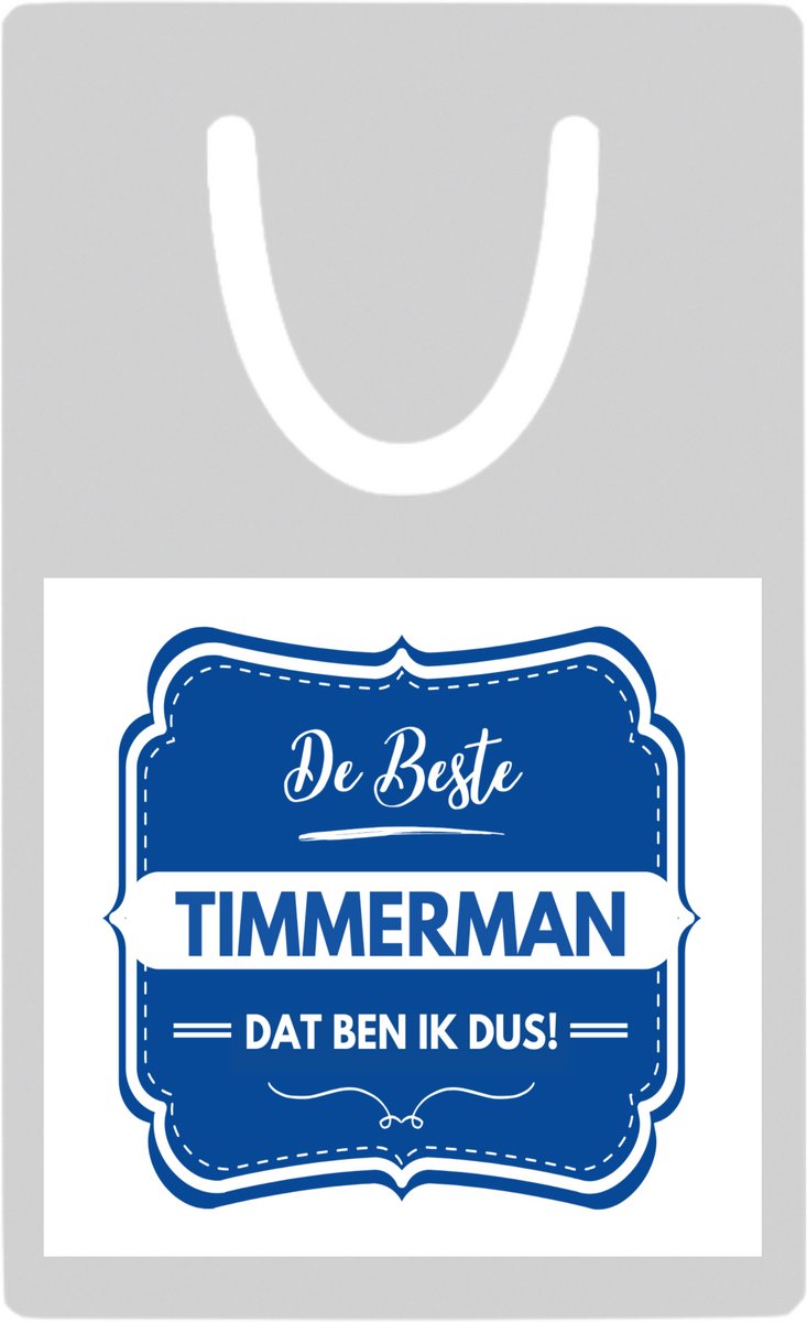 Hacebo® - De beste timmerman metalen boekenlegger- Timmerman - een timmerman - werk - afscheidscadeau - verjaardagscadeau Bladwijzer boekenleggers - 7.6 cm x 5cm