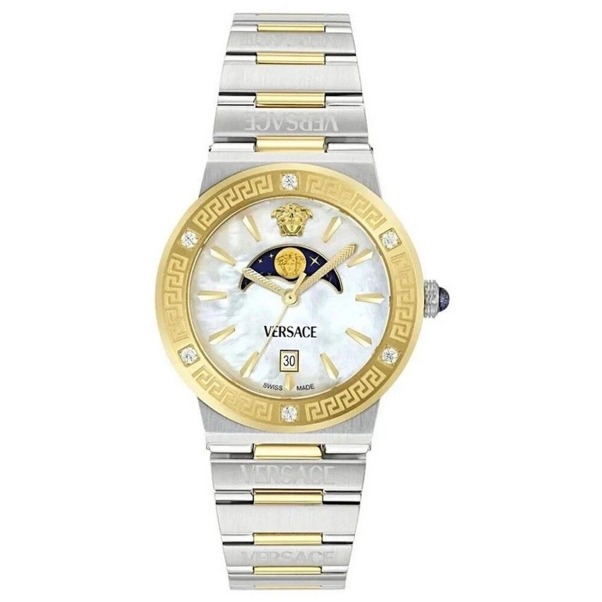 Versace - VE7G00524 - Polshorloge - Dames - Kwarts - Greca Logo Moonphase