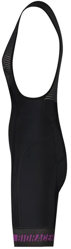 Bioracer Icon Dames Wielerbroek Black Deep Purple Maat XL