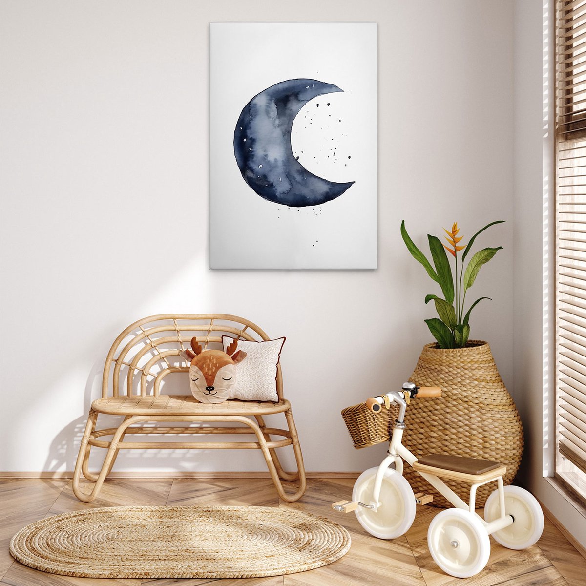 Canvas Blue Crescent | DD133311