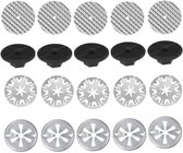 Allecto Plus - Hittebeschermplaten Reparatieset 20 stuks voor VW Audi - Kunststof moeren - Wielhuisschaal bevestiging