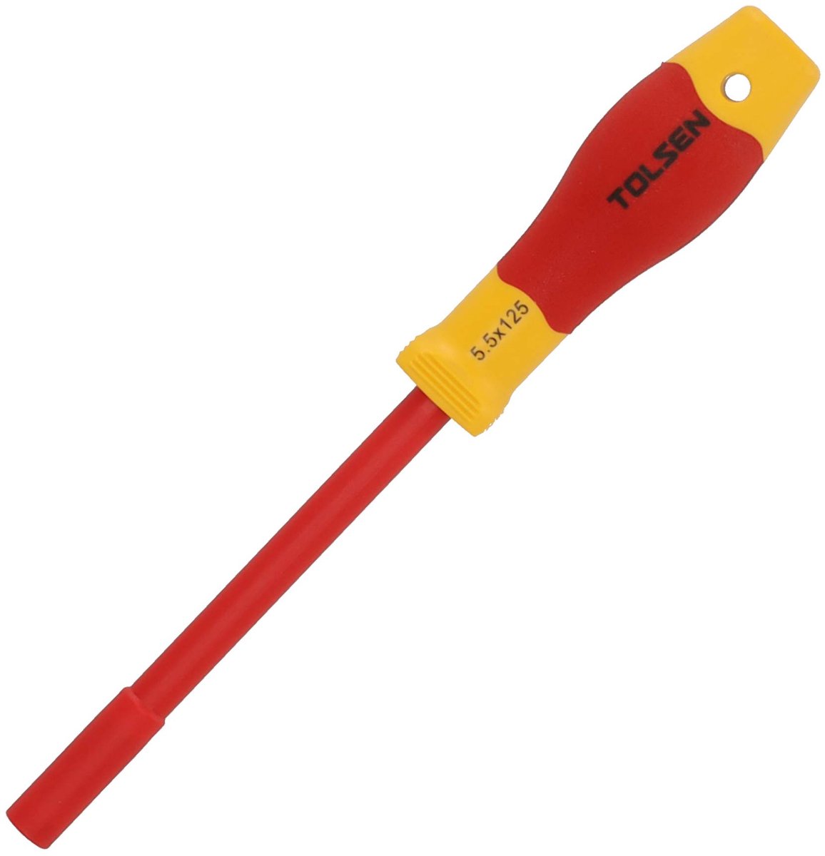 Tolsen Schroevendraaier VDE Premium - Dopschroevendraaier 5.5 x 125 mm