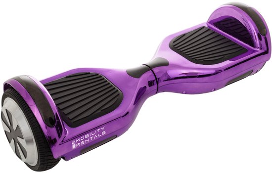 Hoverboard GLIDE Neon Paars 6.5 inch, E-Mobility Rentals – 700W – 10km Bereik – UL2272 FW2 Gecertificeerd
