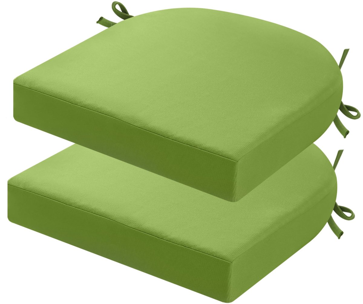 Ibenzoa® Waterdichte Stoelkussens voor Buiten en Binnen, Set van 2, Comfortabele Zitoplossing, 50 x 50 cm