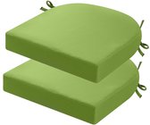 Ibenzoa® Waterdichte Stoelkussens voor Buiten en Binnen, Set van 2, Comfortabele Zitoplossing, 50 x 50 cm