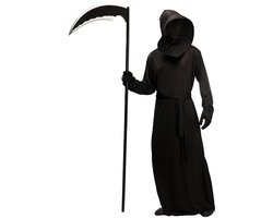 Grim Reaper / Magere Hein Kostuum – Volwassenen – Inclusief Zeis & Handschoenen – Halloween kleding