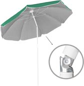 Springos Parasol | Strand Parasol | Parasols | Opvouwbaar | 160 cm | Groen