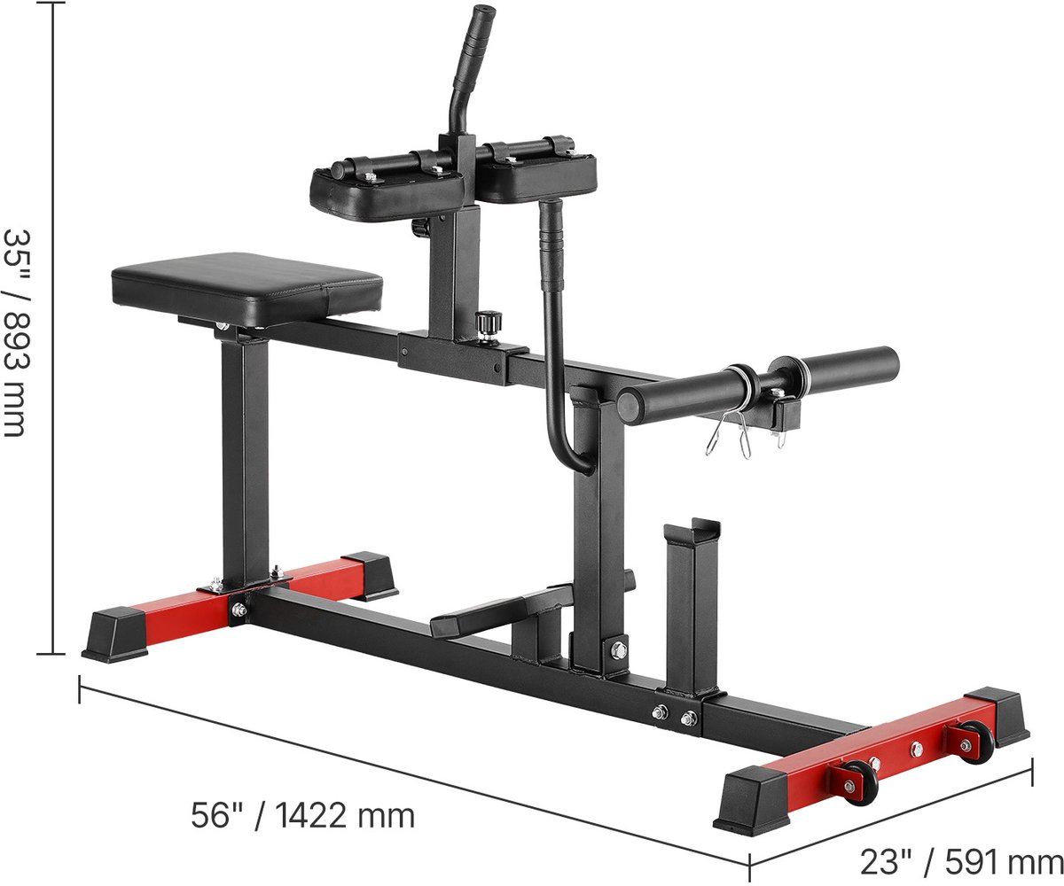 Zittende kuitmachine met een capaciteit van 200 kg, beenoefenapparaat voor de thuisfitnessruimte, trainingsapparaat voor het onderlichaam, compatibel met halterschijven van 1,27 cm