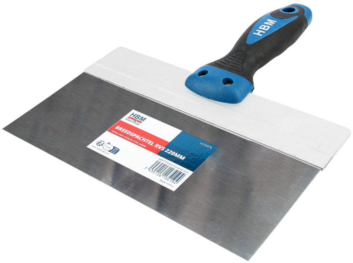 Breedspachtel RVS 220 mm