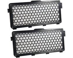 Multaparts® HEPA Filter geschikt voor Miele SF-AH50 / 7226170 | Inclusief koolstof tegen geurtjes | Set van 2 stuks | O.a. geschikt voor Miele Compact C1, Complete C2, Complete C3, S4 (S4000 > S4999), S5 (S5000 > S5999), S8 (S8000 > S8999)