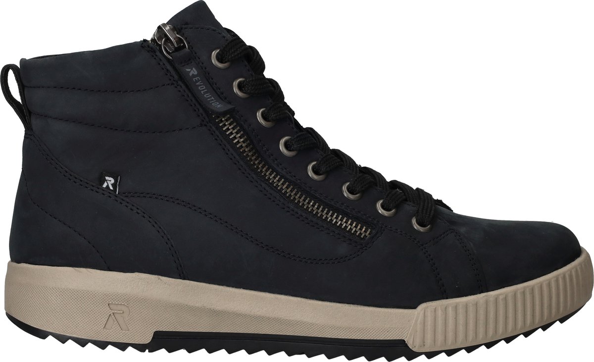 Rieker dames veterboot - Blauw - Maat 41