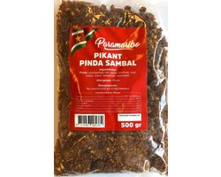 Paramaribo | Surinaamse Pindasambal (Authentieke Pindasaus en Satésaus) | Pikant | 500g