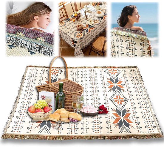 Outdoor Vloermat Picknickdeken Picknick Vochtbestendig Pad Camping Tent Outdoor Picknickdeken Matras (Blauw_1