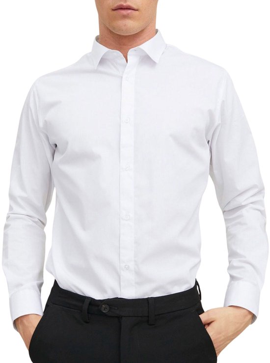 JACK&JONES JJJOE SHIRT LS PLAIN Heren Overhemd - Maat M