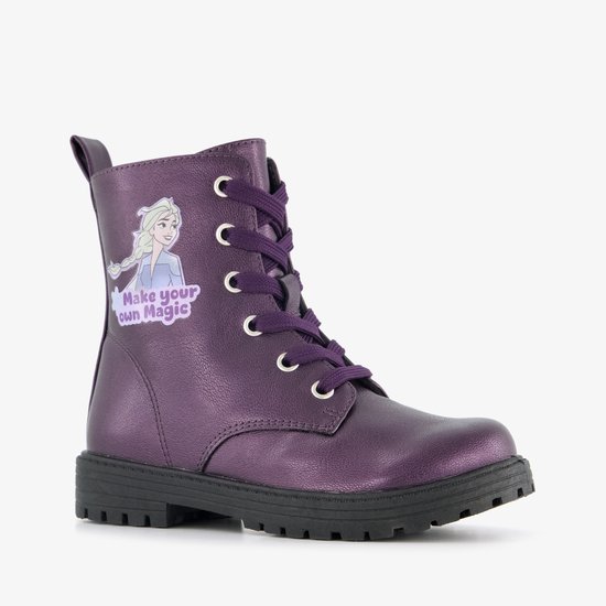 Bottes à lacets pour fille Frozen violettes - Violet - Taille 24