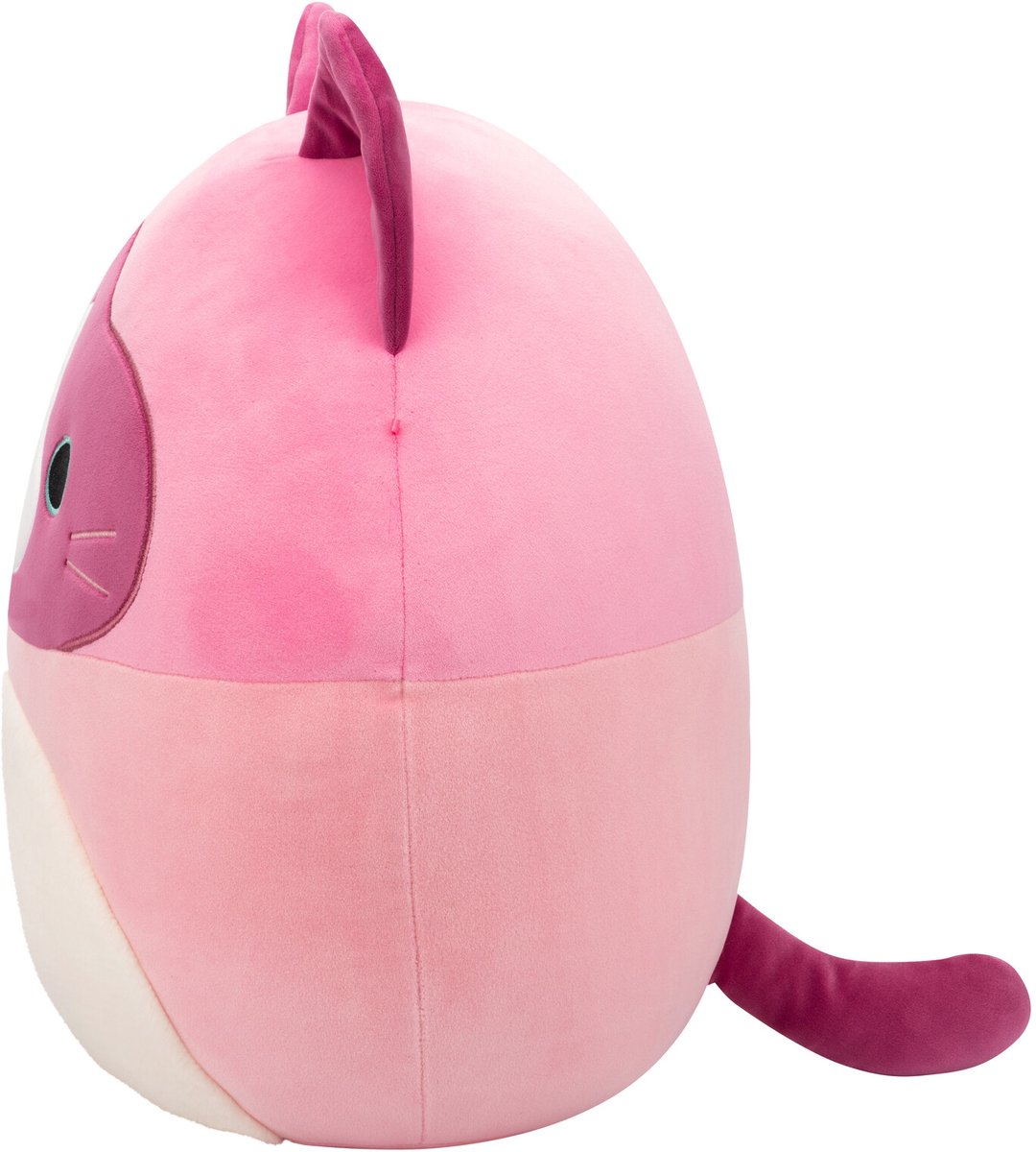 Squishmallows - Medium Plush 30cm Herbie - Pink Snowshoe Cat W/Fuzzy Belly — afbeelding 2