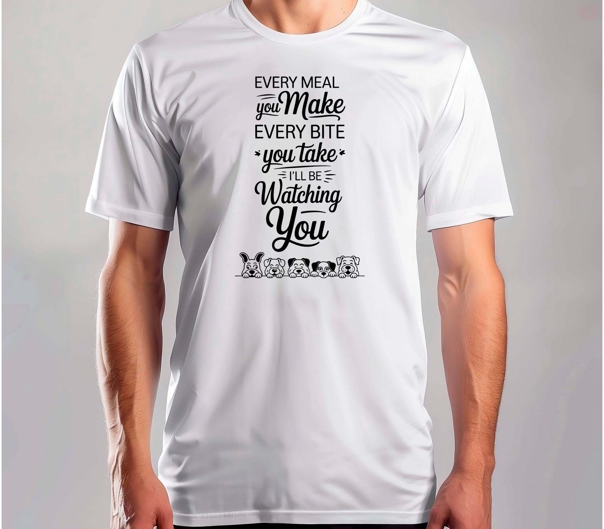 Dog I'll Be Watching you - T Shirt - DogLover - PuppyLove - HondenLiefde - PuppyKnuffel - CatLover - MeowLife - KattenLiefde - MiauwLeven