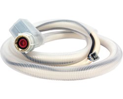 Aanvoerslang met electronisch waterslot voor wasmachines | 1.5 meter lengte | Geschikt voor Bosch / Siemens 00668113 (lees informatie voor apparaat types) | Multaparts® huismerk